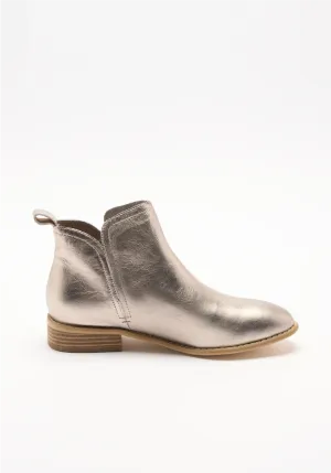 Douglas Leather Boot - Champagne