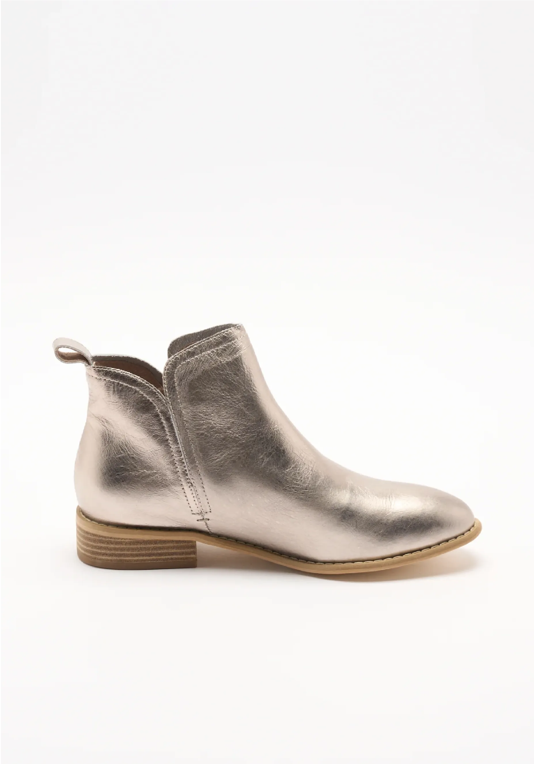 Douglas Leather Boot - Champagne