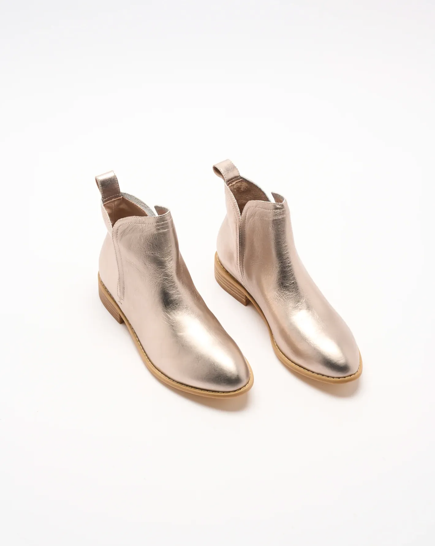 Douglas Leather Boot - Champagne