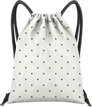 Drawstring Backpack for String Bag Waterproof Cute Sports Beach Swimming Travel (13"17")-Wave Point