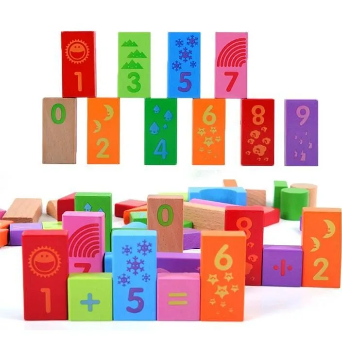 Educational Wooden Castle Building Blocks