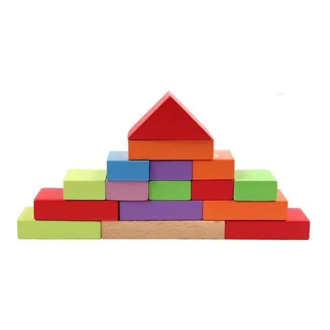 Educational Wooden Castle Building Blocks