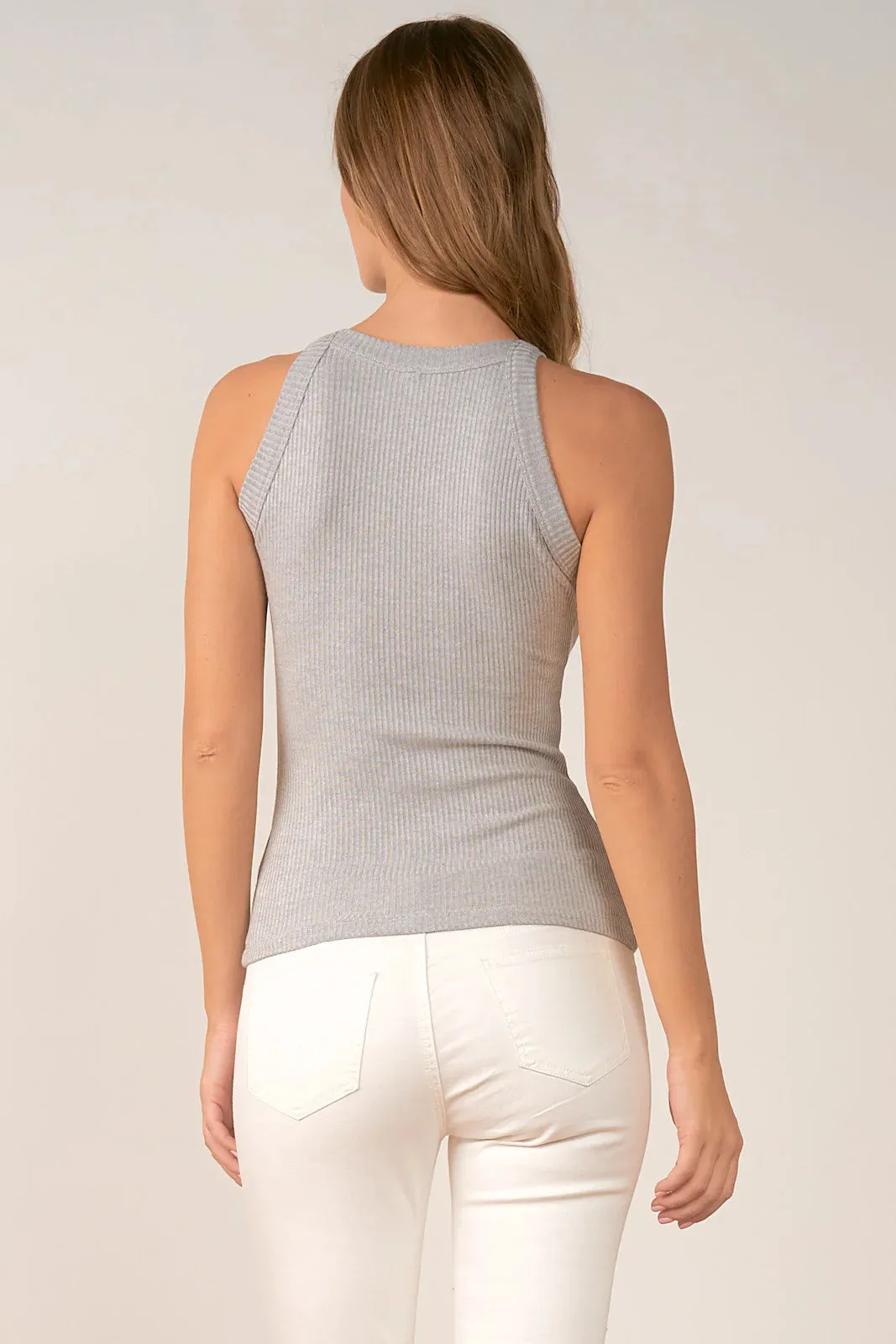 Elan Racerback Ribbed Tank Top