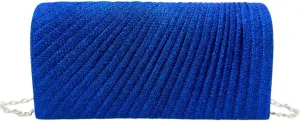 Elegant Evening Clutch Purse Sparkling Party Pleated Handbag Women Formal Party Clutch Bags for Weddings and Parties