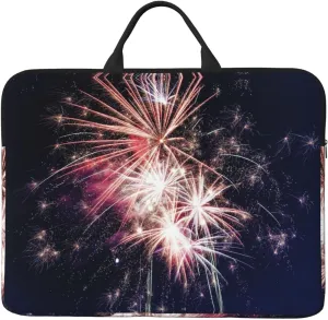 Explosion Firework 14in Laptop Case Sleeve Bag  Versatile Shoulder Messenger Briefcase, Designed for Business Travel