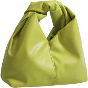 Fashion Vegan Leather Handbags for Women Cloud Clutch Bags Y2k Dumpling Purse Small Tote Bag Satchel 2024