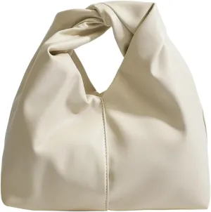 Fashion Vegan Leather Handbags for Women Cloud Clutch Bags Y2k Dumpling Purse Small Tote Bag Satchel 2024