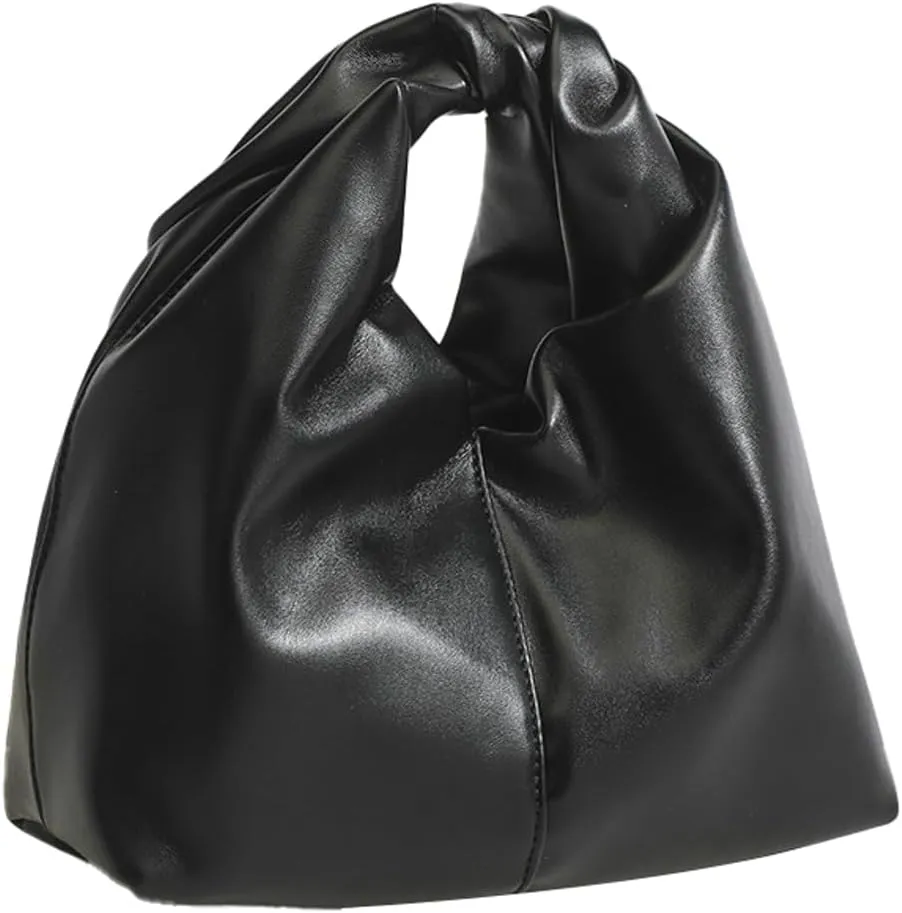 Fashion Vegan Leather Handbags for Women Cloud Clutch Bags Y2k Dumpling Purse Small Tote Bag Satchel 2024