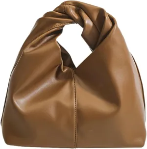 Fashion Vegan Leather Handbags for Women Cloud Clutch Bags Y2k Dumpling Purse Small Tote Bag Satchel 2024