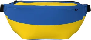 Flag Of Ukraine Stylish Crossbody Waist Pack - Versatile And Compact Travel Pouch For Hands-Free Storage