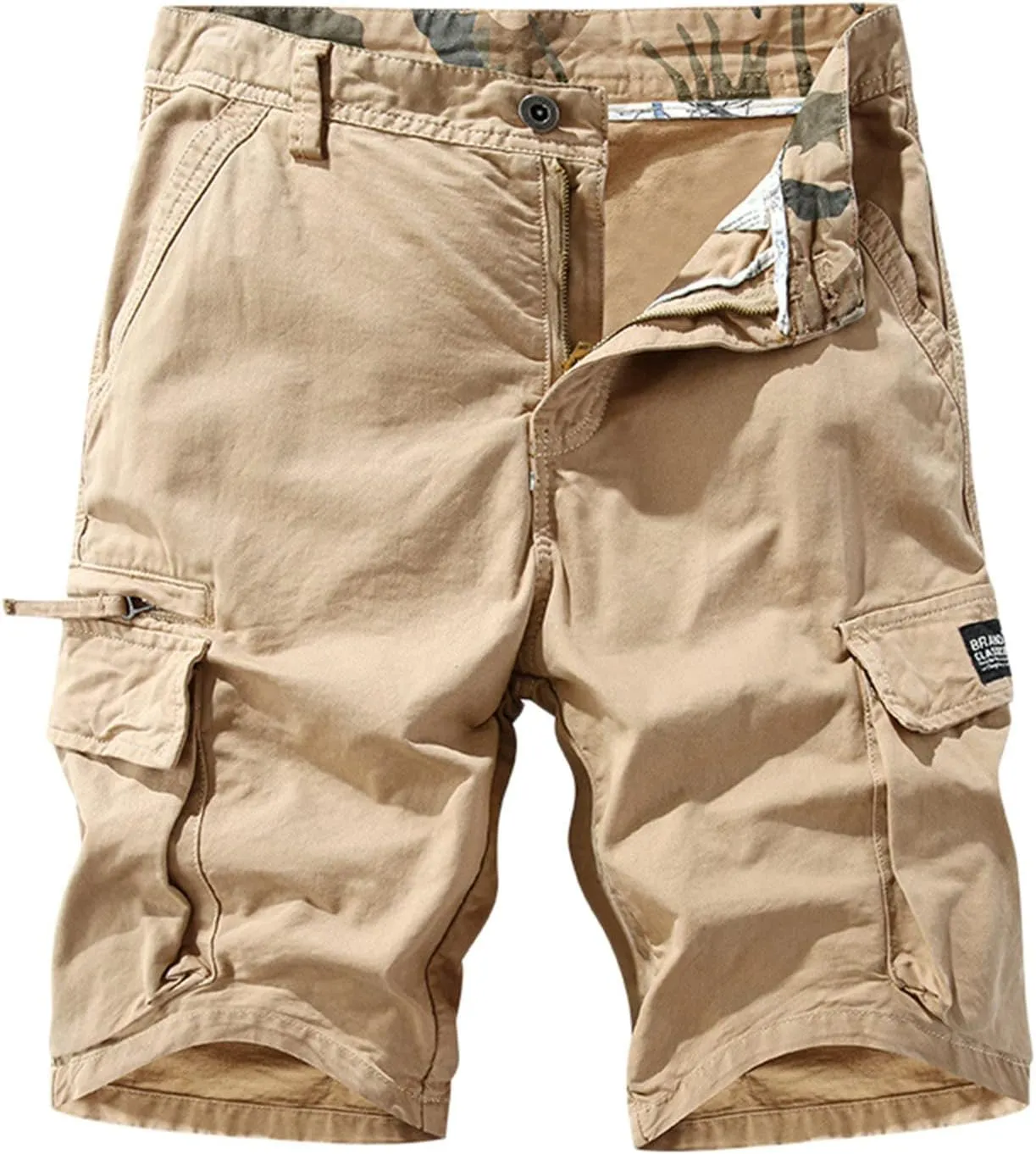 FZVYD Dress Pants Men Mens Casual Elastic Drawstring Cargo Pants Lightweight Relaxed Fit Cotton Workout Sweatpants 2023