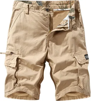 FZVYD Dress Pants Men Mens Casual Elastic Drawstring Cargo Pants Lightweight Relaxed Fit Cotton Workout Sweatpants 2023