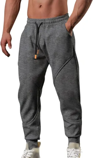 FZVYD Men Jeans Slim Fit Mens Casual Elastic Drawstring Cargo Pants Lightweight Relaxed Fit Cotton Workout Sweatpants 2023
