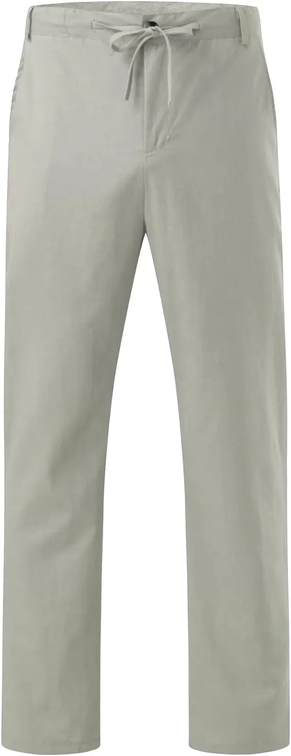 FZVYD Pinstripe Pants Men Mens Casual Elastic Drawstring Cargo Pants Lightweight Relaxed Fit Cotton Workout Sweatpants 2023