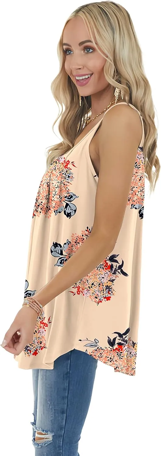 Geifa Summer Tank Tops for Women Vacation Outfits 2024 Fashion Trendy Clothes