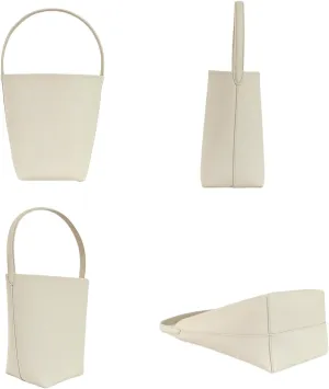Genuine Leather Bucket Tote Bag for Women -Casual & Spacious Shoulder Handbag