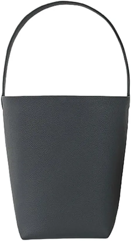 Genuine Leather Bucket Tote Bag for Women -Casual & Spacious Shoulder Handbag