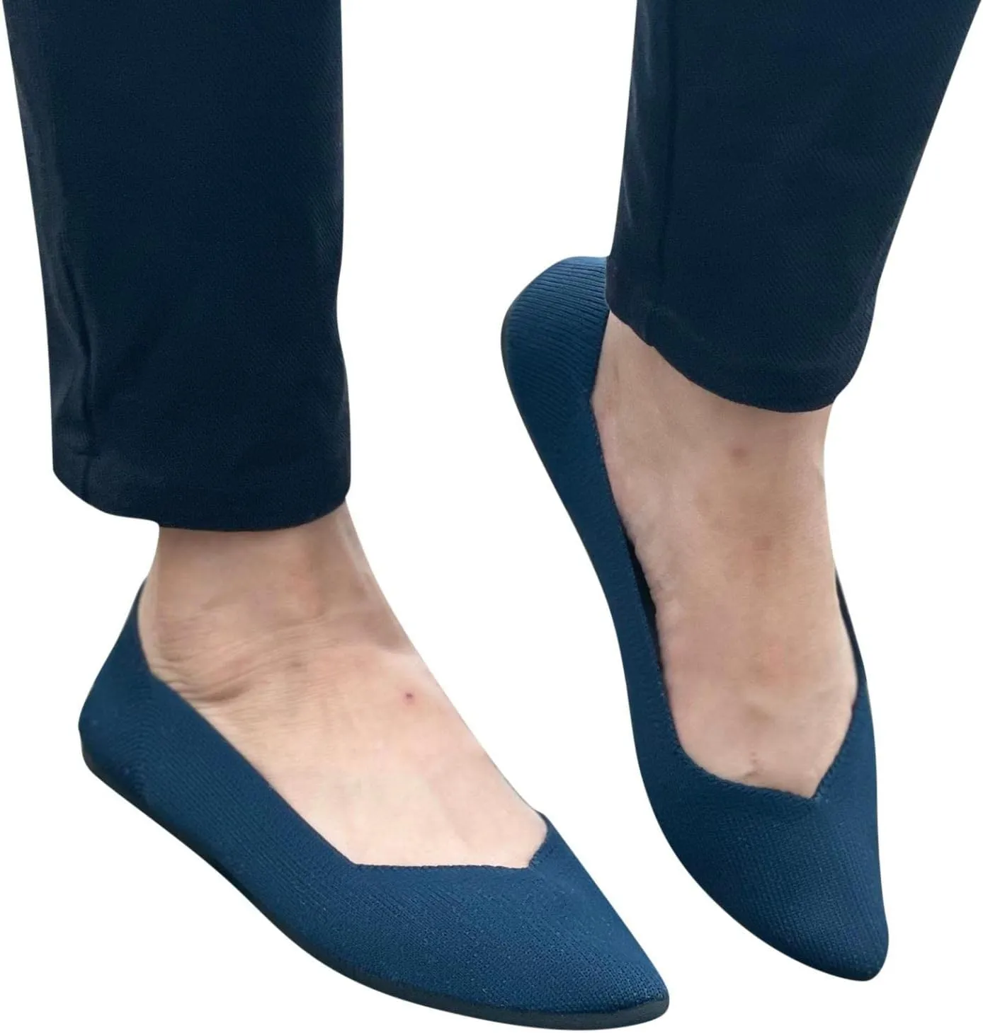 Gibobby Summer Sandals for Women Flats Shoes Women Comfortable Memory Foam Flats Point Toe Casual Flats for Women Dressy Flat