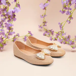 Girls Formal Pumps GF6003-Golden