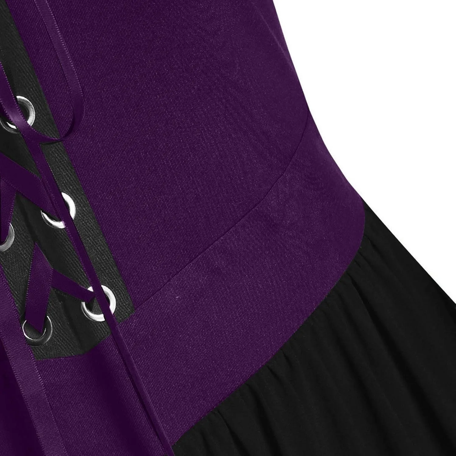 Goth Dress for Women 2025 Retro Cocktail Batwing Halloween Evening Fashion Plus Size Renaissance Medieval Dress