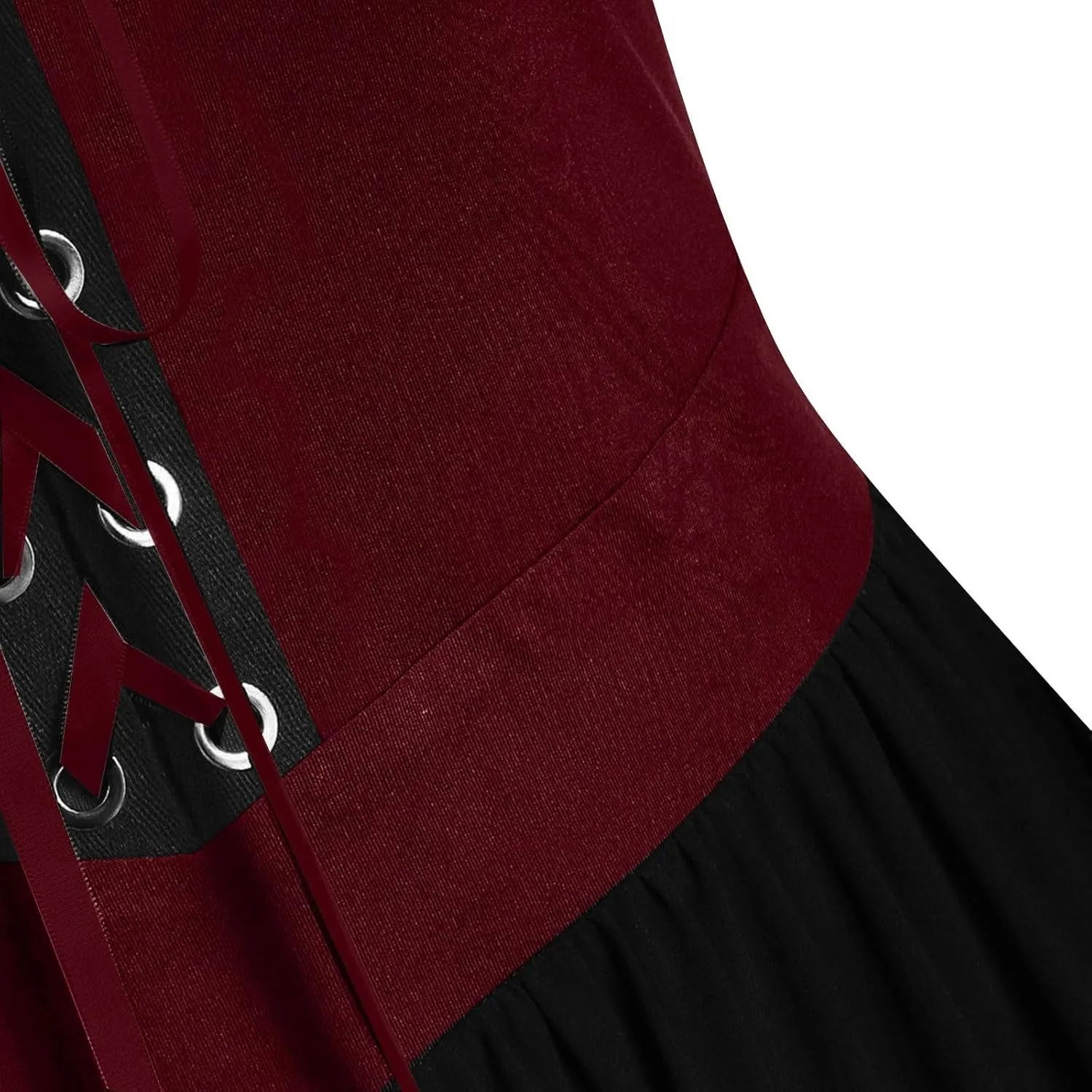 Goth Dress for Women 2025 Retro Cocktail Batwing Halloween Evening Fashion Plus Size Renaissance Medieval Dress