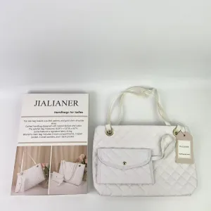 Handbags for ladies Shoulder Handbags for Women Quilted Tote Purse Ladies Designer Satchel Hobo Bag with Chain Strap Gift