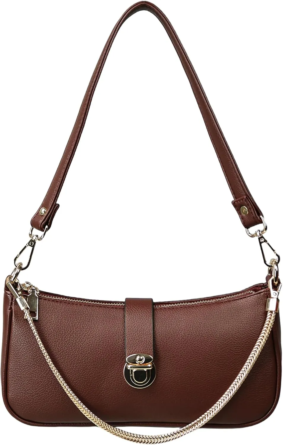 Handbags for Women Vegan Leather Women's Underarm Bag Shoulder Bag for Women Retro Clutch Hobo Purse