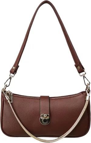 Handbags for Women Vegan Leather Women's Underarm Bag Shoulder Bag for Women Retro Clutch Hobo Purse