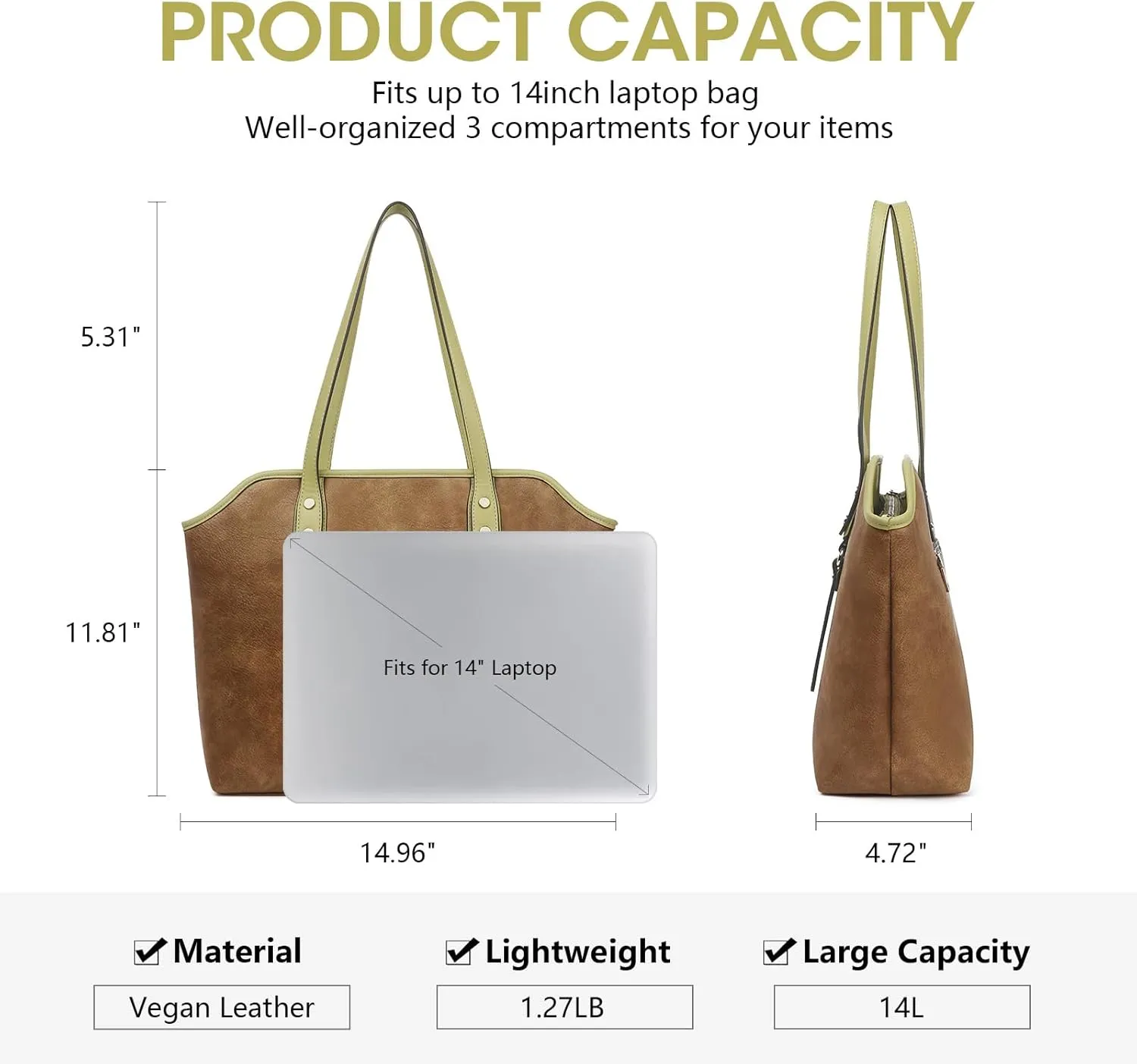 Hobo Bags For Women,Vegan Leather Tote Bag Purses and Handbags For Women Satchel Shoulder Handbags With Zipper