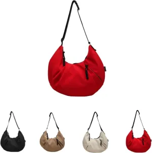Hobo Crossbody Bag for Women, Work Tote Bags Large Capacity, Womens Shoulder Handbags, Small Gym Bags (Black)