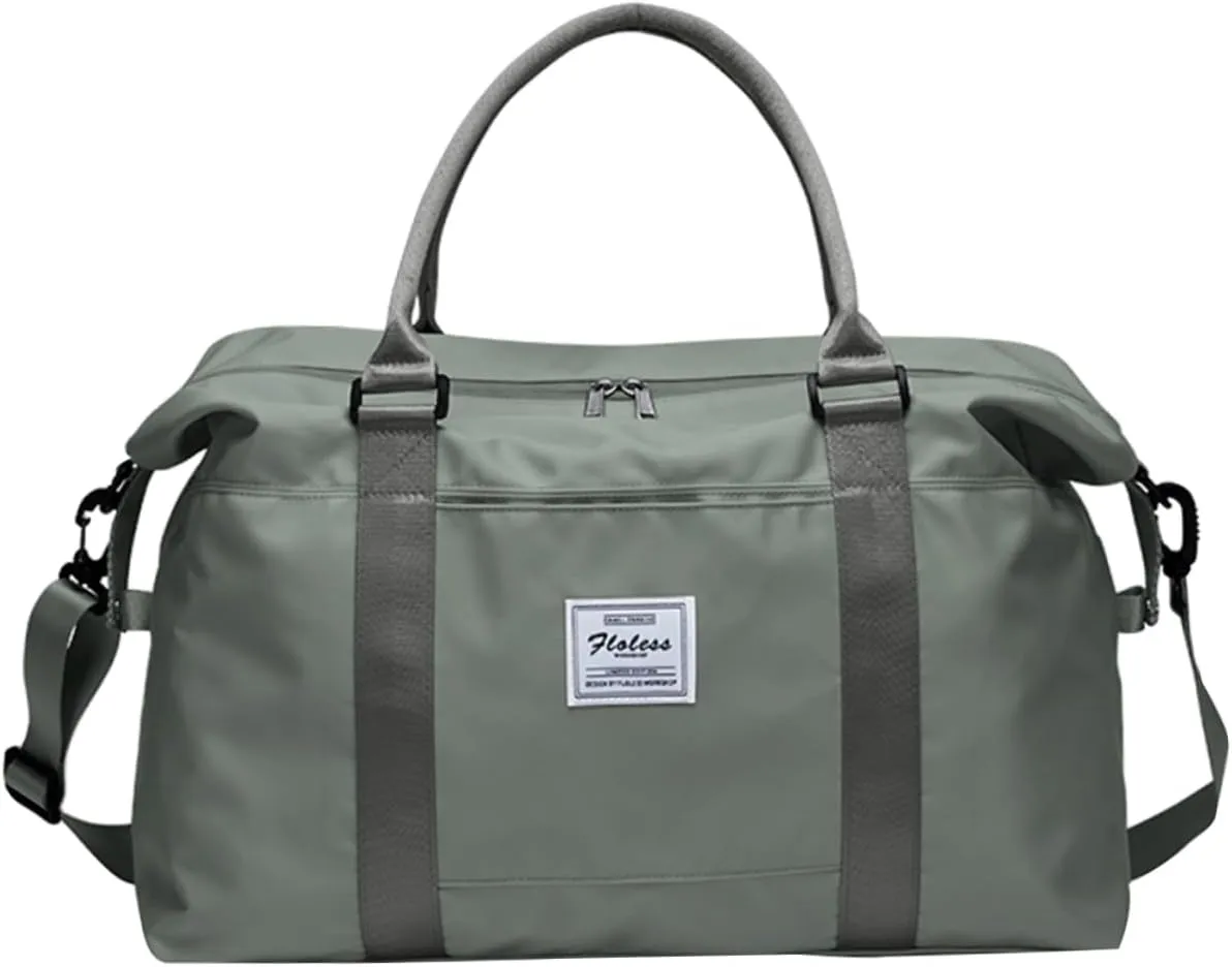 Homoyoyo Handbag Large Capacity Duffle Bag for Women Dry Wet Separation Versatile for Travel Fitness and