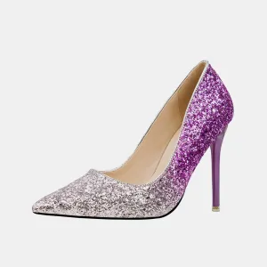 Hosta Shinning Sequins Stiletto Pumps