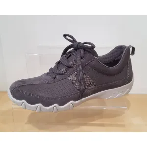 Hotter Leanne SMOKE Grey Comfort Trainer