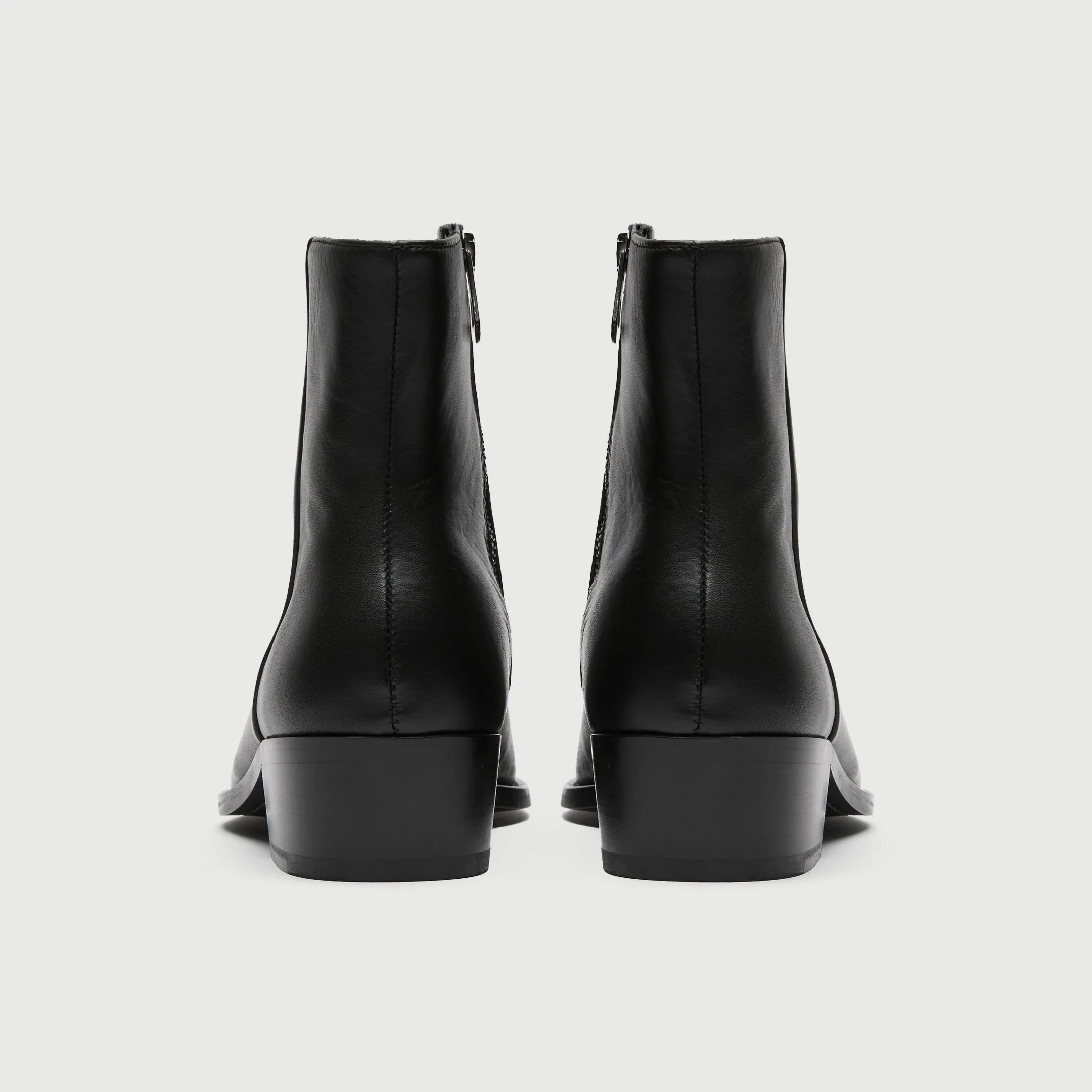 Hoxton Zip Up Cuban Heel Boot