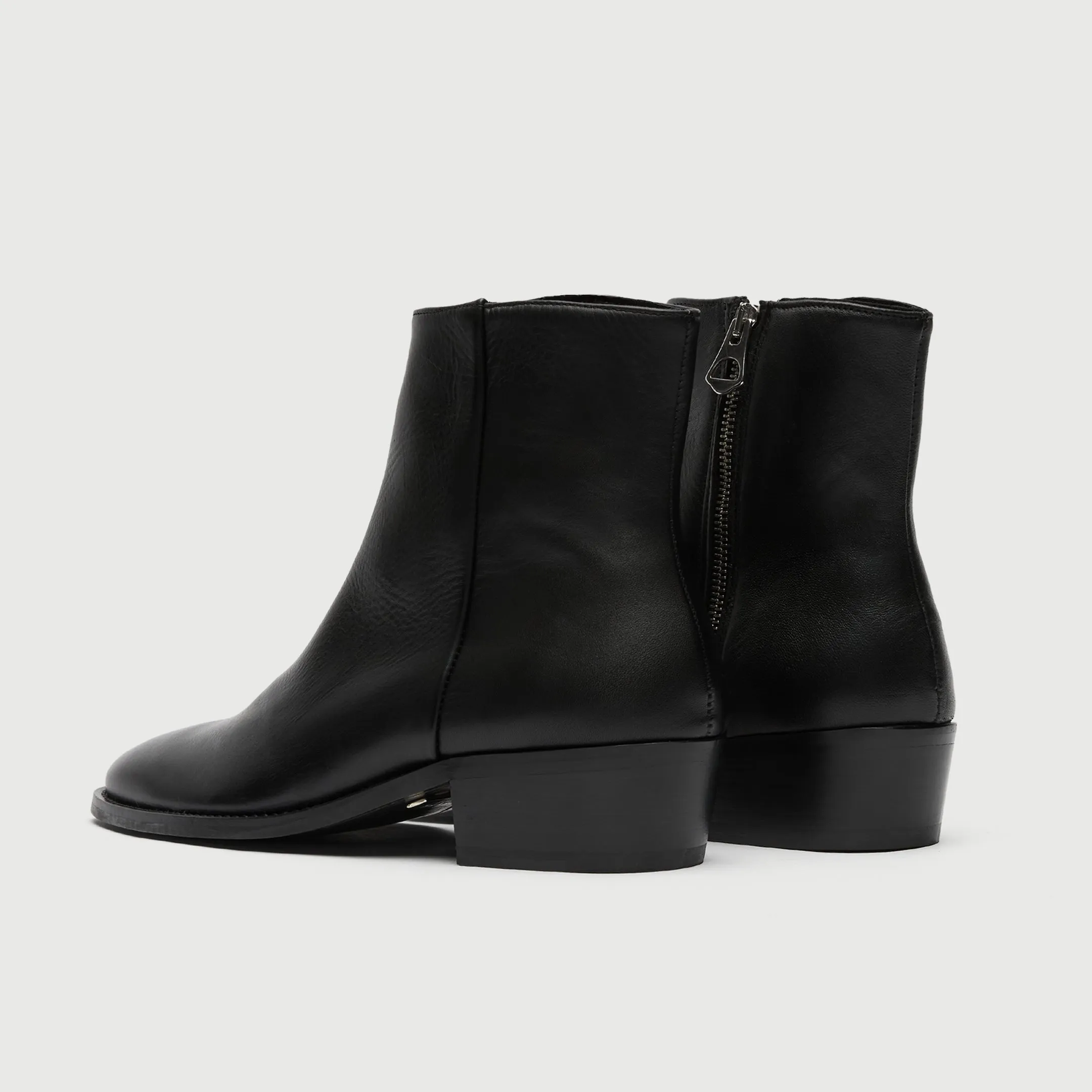 Hoxton Zip Up Cuban Heel Boot