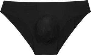 JEShifangjiusu Men Seamless Underwear Ice Silk Sexy See-Through Briefs Underpants Shorts Mesh Low Rise Ultra-Thin Mini Bikini