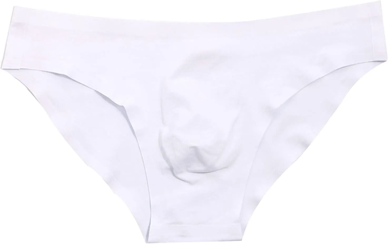 JEShifangjiusu Men Seamless Underwear Ice Silk Sexy See-Through Briefs Underwear Shorts Low Waist Ultra-Thin Mini Bikini