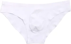 JEShifangjiusu Men Seamless Underwear Ice Silk Sexy See-Through Briefs Underwear Shorts Low Waist Ultra-Thin Mini Bikini
