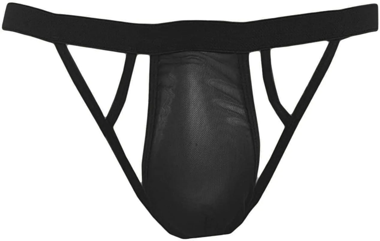 JEShifangjiusu Men Underwear Sexy Lace Thongs T Transparent Panties Breathable Pants Taste Pouch G-Strings Lace Briefs