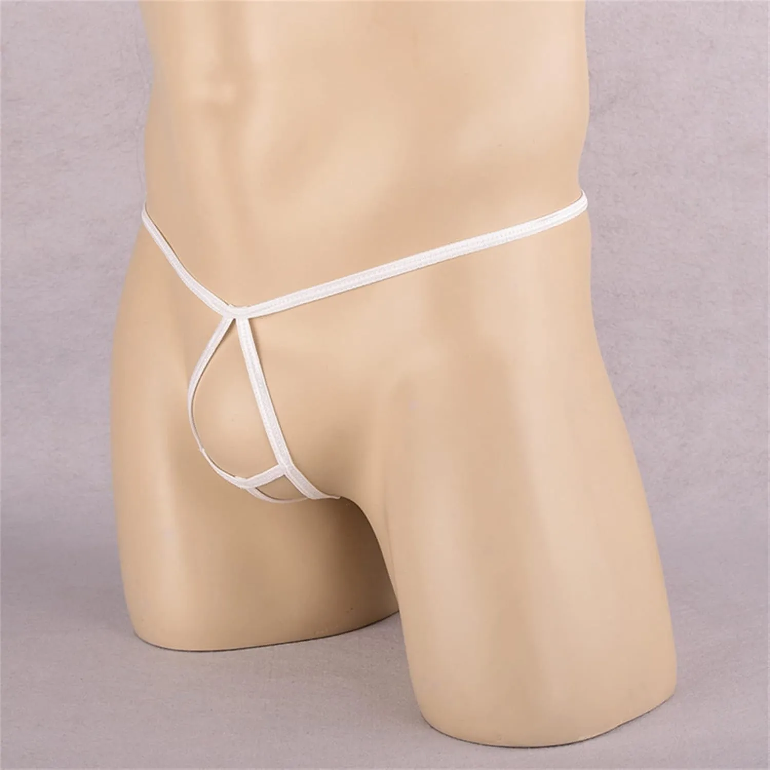 JEShifangjiusu Mens Stretch Bulge Pouch Bikini Briefs Underwear Underpants T-Back Tanga G-String Sexy Low Rise Bulge Thong