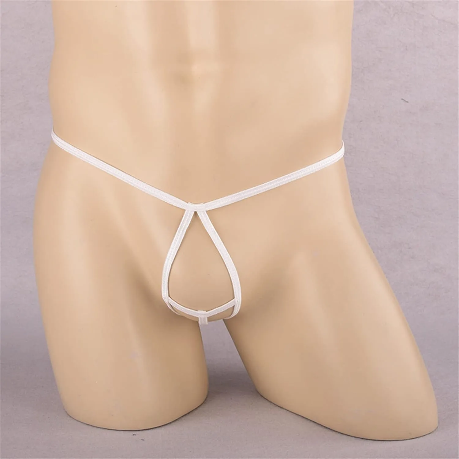 JEShifangjiusu Mens Stretch Bulge Pouch Bikini Briefs Underwear Underpants T-Back Tanga G-String Sexy Low Rise Bulge Thong