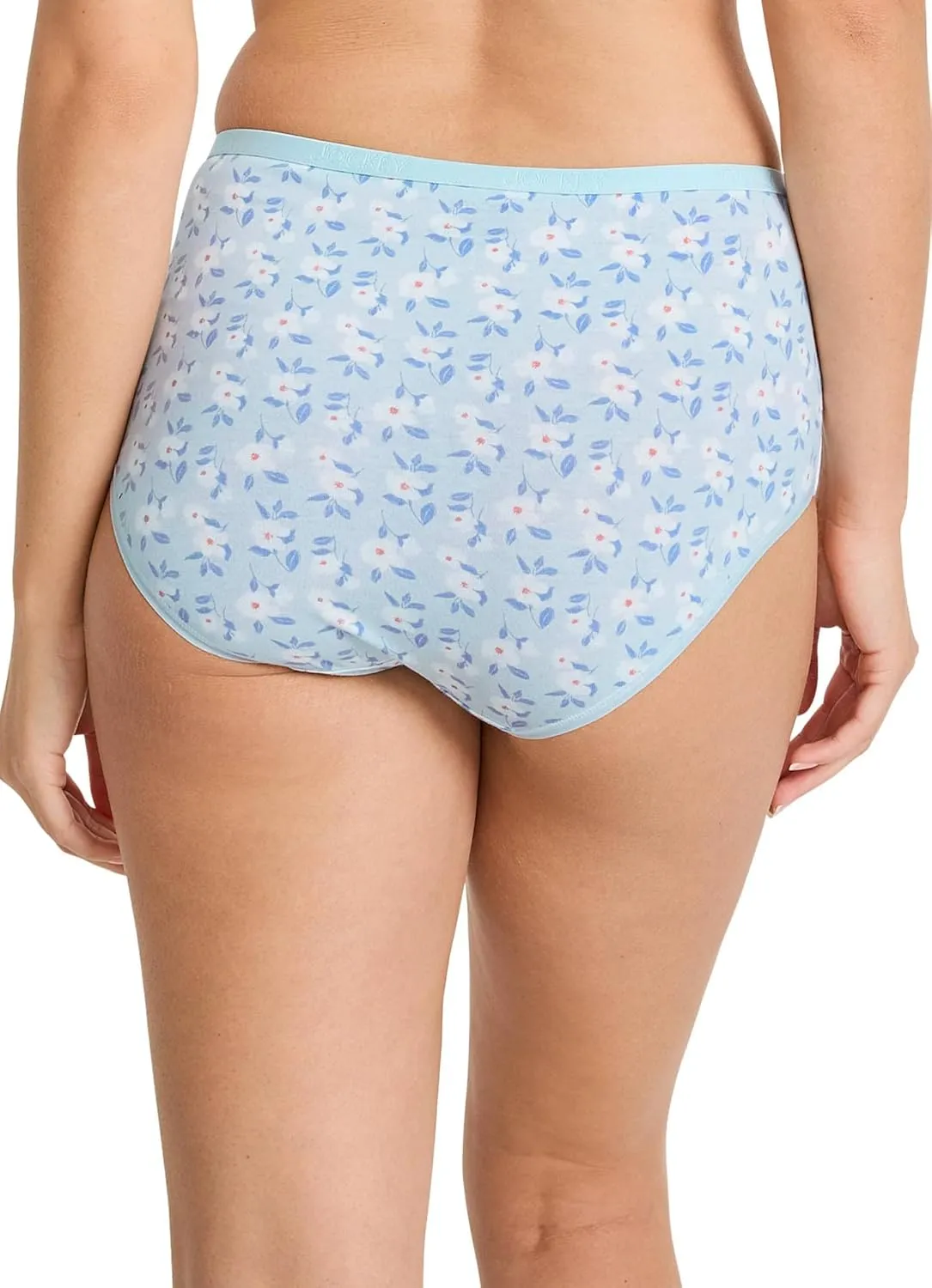 Jockey Women's Underwear Organic Cotton Stretch Logo Modern Brief - 3 Pack