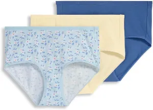 Jockey Women's Underwear Organic Cotton Stretch Logo Modern Brief - 3 Pack