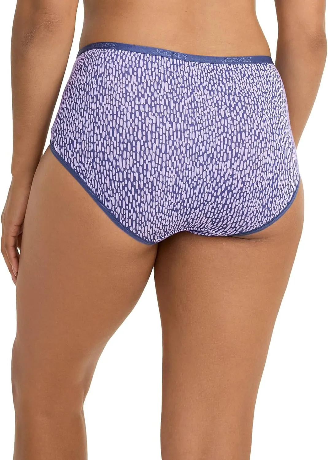 Jockey Women's Underwear Organic Cotton Stretch Logo Modern Brief - 3 Pack