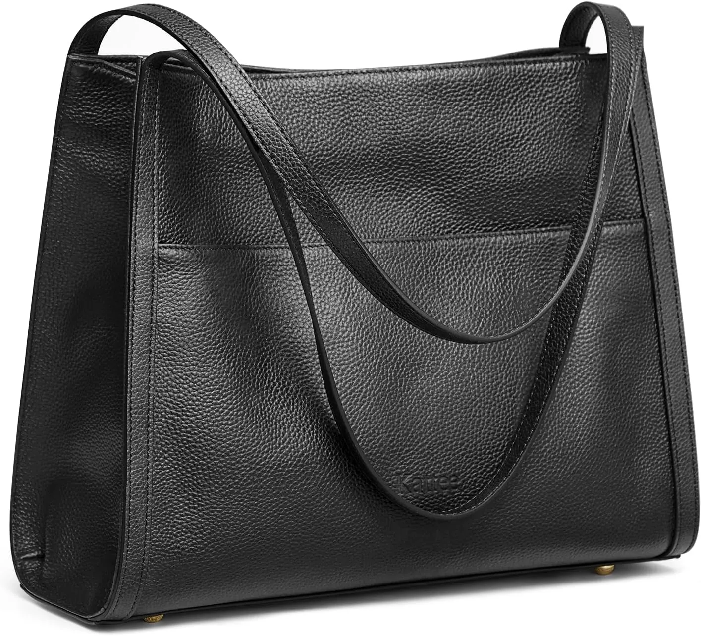 Kattee Leather Tote Bags for Women, Soft Leather Shoulder Purses and Handbags
