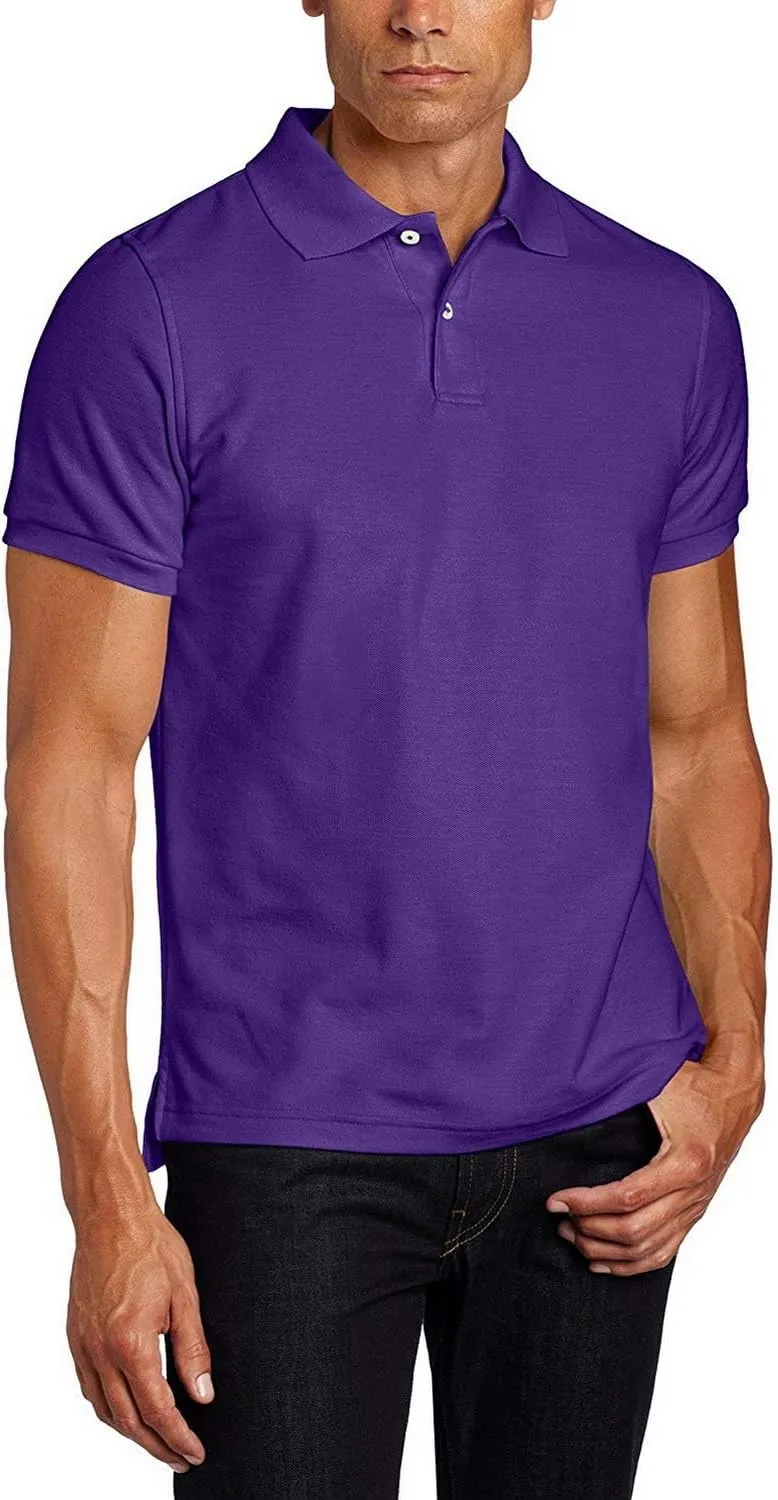Lee Uniforms Men's Modern Fit Short Sleeve Polo Shirt