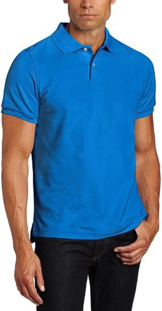 Lee Uniforms Men's Modern Fit Short Sleeve Polo Shirt