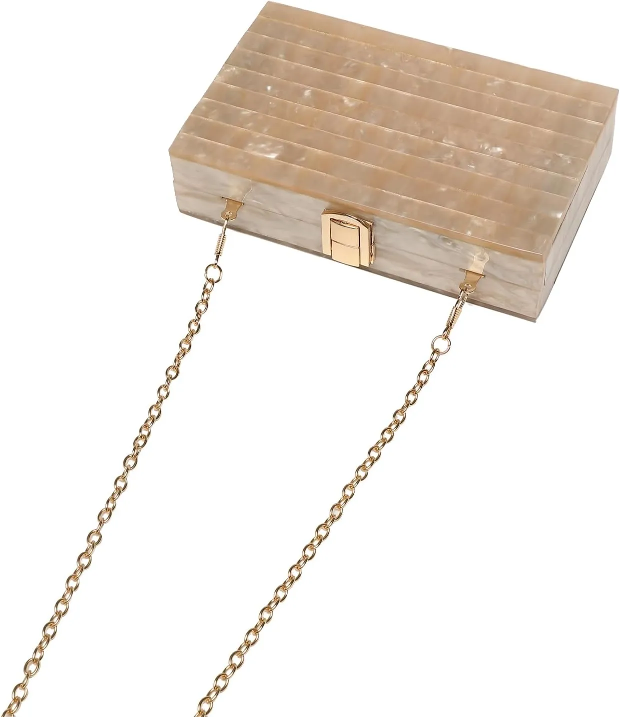 LETODE Acrylic Clutch Bags Purse Perspex Bag Handbags for Women