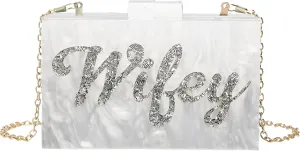 LETODE Acrylic Clutch Bags Purse Perspex Bag Handbags for Women