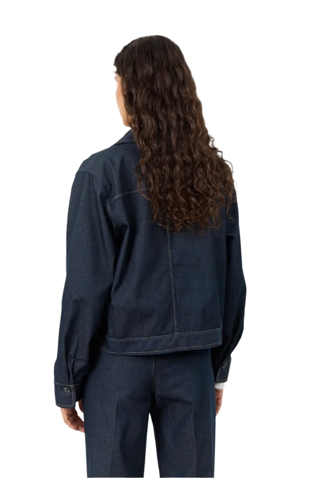 Leveté Room LR-INEZ 2 Jacket in Dark Denim